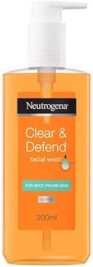 Neutrogena Clear Defend Face Wash Ml With Salicylic Acid For Spot Prone Skin Oil Free
