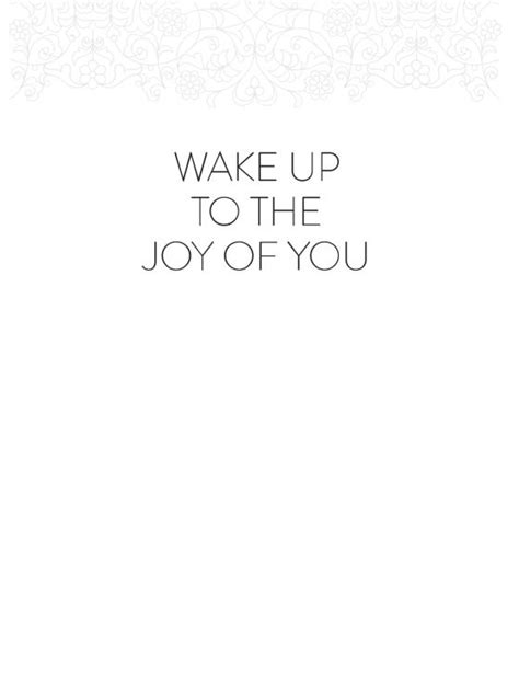 Wake Up To The Joy Of You By Agapi Stassinopoulos 9780451496003 Brightly Shop