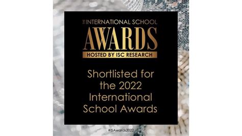 Nais Pudong Shortlisted For The Prestigious International Schools Awards