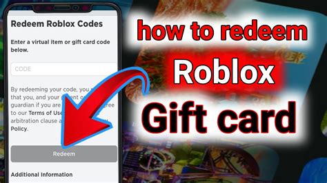 How To Redeem Or Use Roblox Gift Card How To Redeem Roblox Gift Card