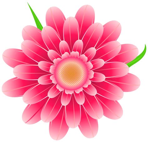 Pink Flowers Clip Art Transparent Pink Flower Clipart Png Image Png