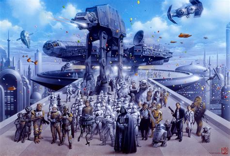 Stunning Star Wars Paintings 20 Total