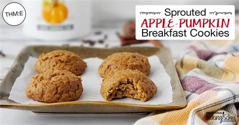 Sprouted Apple Pumpkin Breakfast Cookie Recipe Thme