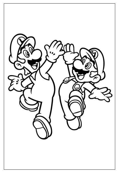 Desenhos Do Mario Bros Para Colorir E Pintar Tudo Para Colorir
