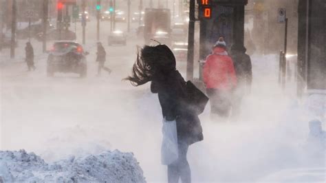 Extreme Cold Sets In Again As Winter Storm Rages On In Quebec Cbc News