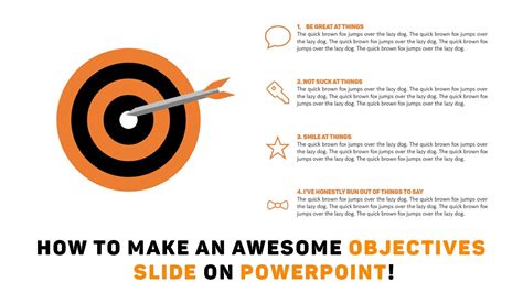 Powerpoint Tutorial How To Make An Awesome Objectives Slide Youtube