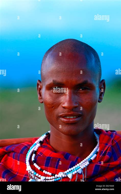 Masai Warrior Tanzania Africa Stock Photo Alamy