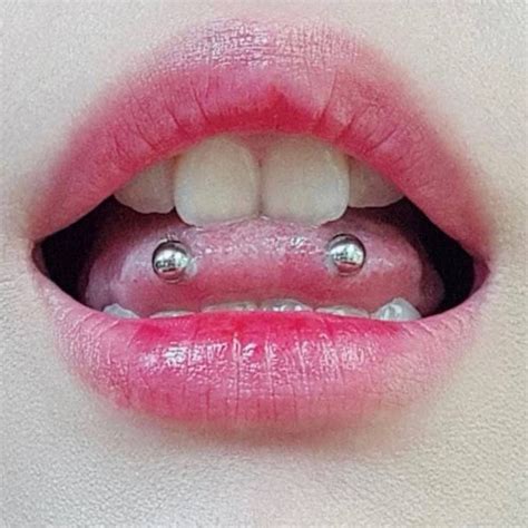Snake Eyes Tongue Piercing Tounge Piercing Mouth Piercings Double