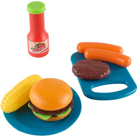 Hey Play Grill Bbq Food And Tools Playset Pretend Play Baby