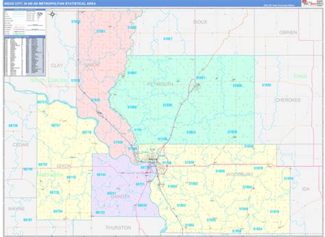 Maps Of Sioux City Metro Area Iowa