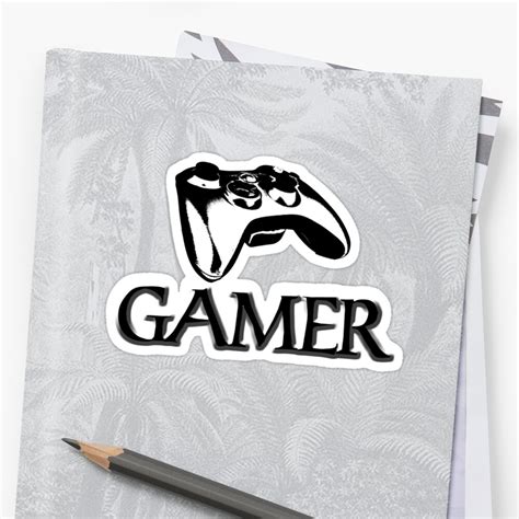 Gamer Stickers By Lonewolfdesigns Redbubble