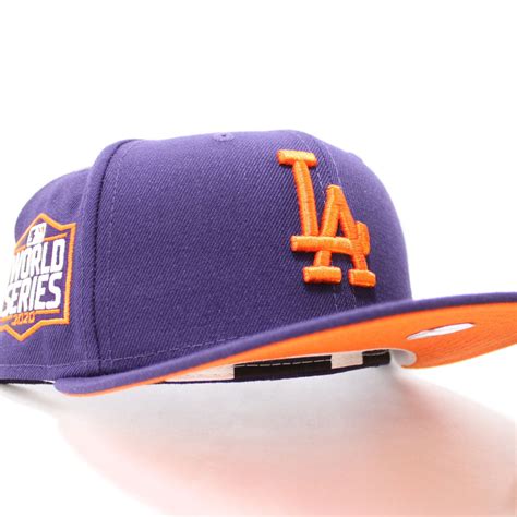 Los Angeles Dodgers 2020 World Series New Era 59fifty Fitted Hat Glow