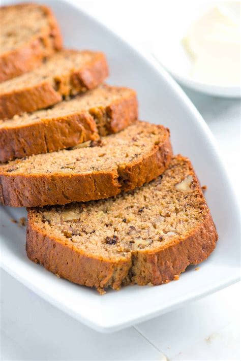 This recipe is so easy and can be made by hands, without a mixer. Easy, Homemade Banana Bread Recipe