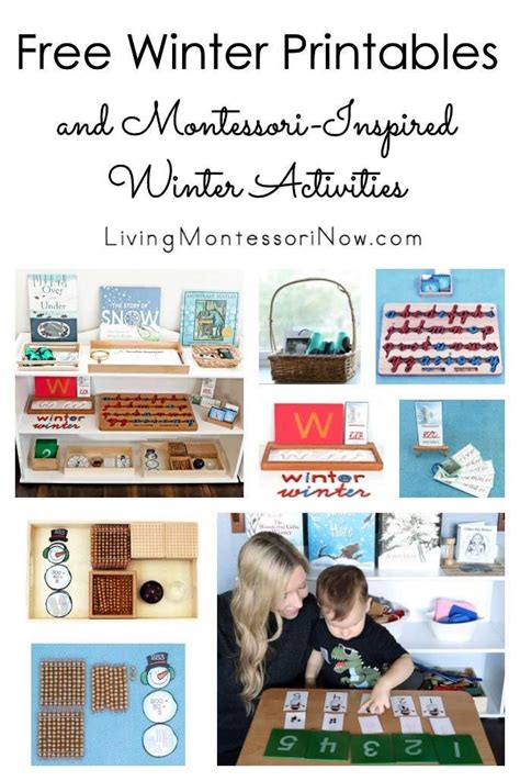 Free Winter Printables And Montessori Inspired Winter Activities