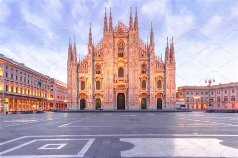 Milan Cathedral On Piazza Del Duomo Milan Italy Architecture Photos