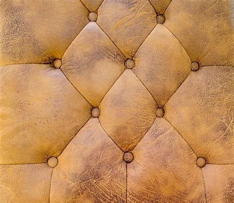 Premium Photo Close Up Brown Leather Sofa Texture Background