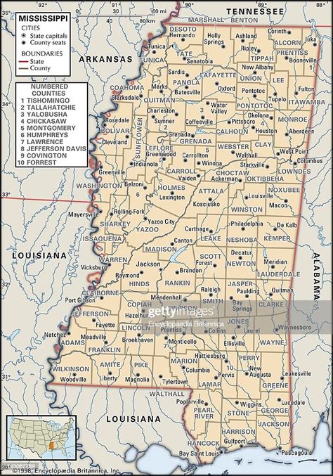 Political Map Of Mississippi Political Map Of The State Of News