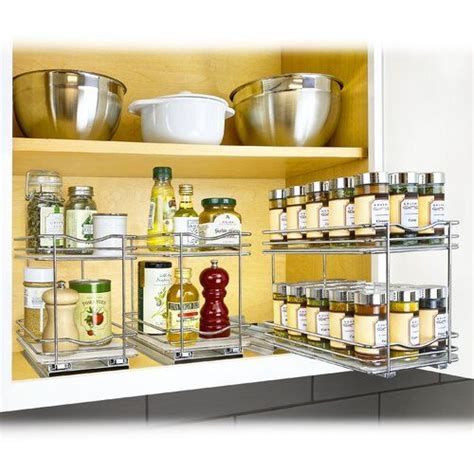 Check spelling or type a new query. Upper Cabinet Spice Rack Caddy Medium Pull Out Drawer ...