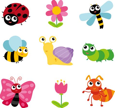 Cute Insect Png Clipart Png Mart