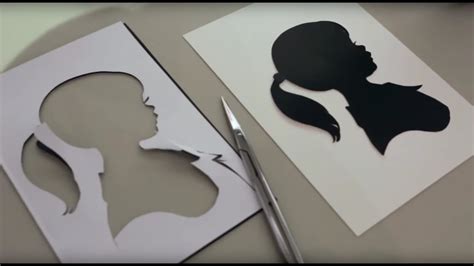 Silhouette Artist A Master At Paper Cuts Youtube