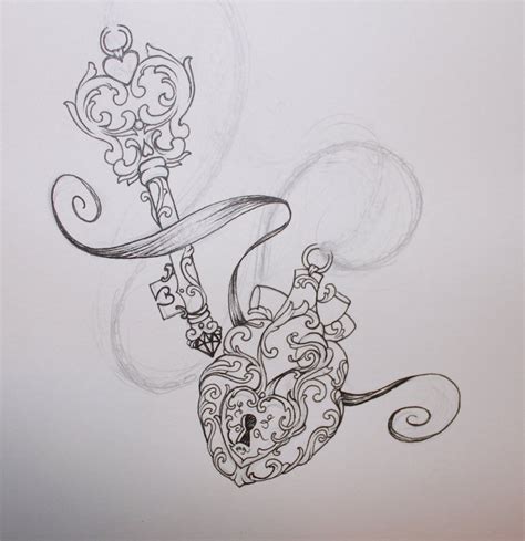 Lock And Key Designs For A Tattoo