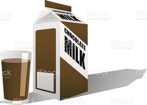 Free for commercial use high quality images Vector Chocolate Milk Carton Stock Illustration - Download ...