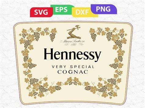 13 Bottle Label Designs And Examples Psd Ai Examples Hennessy