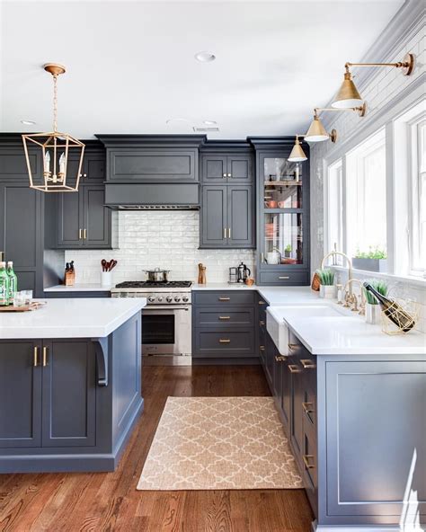 25 Inviting Blue Kitchen Cabinets To Have
