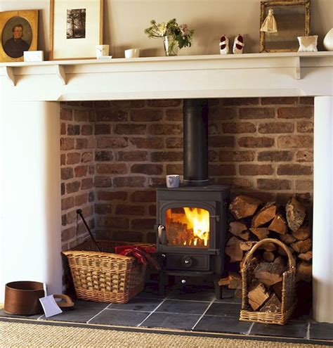 Small Fireplace Makeover Ideas 40 Small Fireplace Brick Fireplace