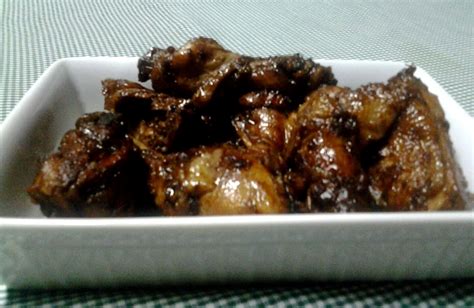 One Filipino Recipe At A Time Pinatuyong Adobong Manok Dried Chicken