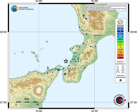 Terremoto Oggi Trema Il Sud Italia Si Intensifica Lo Sciame Sismico