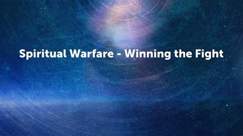 Spiritual Warfare Winning The Fight Logos Sermons