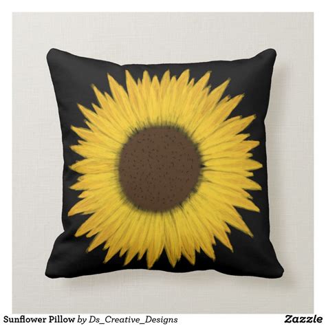 Sunflower Pillow Sunflower Pillow Pillows Custom Pillows