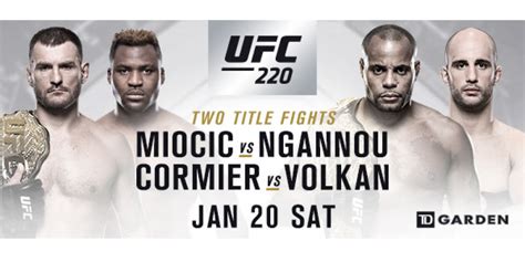 Live updates, highlights, start time, fight card. UFC 220: Miocic vs Ngannou - Official Trailer • Mixfight