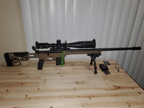 My savage 110 tactical in 6.5cm sitting all happy in her new chassis