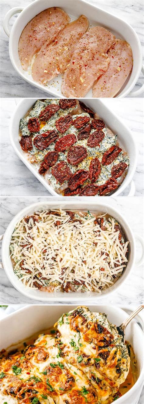 This is real comfort food at its finest. Baked Tuscan Chicken Casserole | Clean eating recipes ...