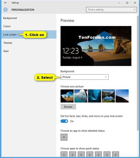 Lock Screen Background Change In Windows 10 Windows 10 Customization Tutorials