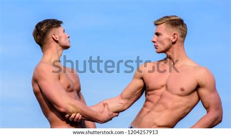 Sexy Torso Attractive Macho Attractive Twins Stock Photo Shutterstock