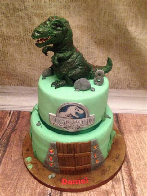 Jurassic Park Dinosaur Cake Decorated Cake By Cakesdecor