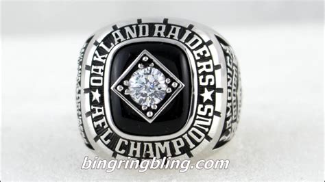 1967 Afl Oakland Raiders Champions Ring Youtube