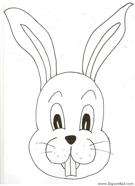 Les lapins sont de petites créatures mignonnes. Coloriage Masque de Lapin à imprimer dans les coloriages ...