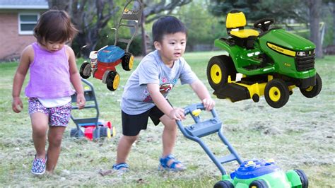 Lawn Mower Fun For Kids Youtube