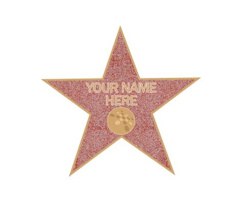 Hollywood Walk Of Fame Star Floor Stickers