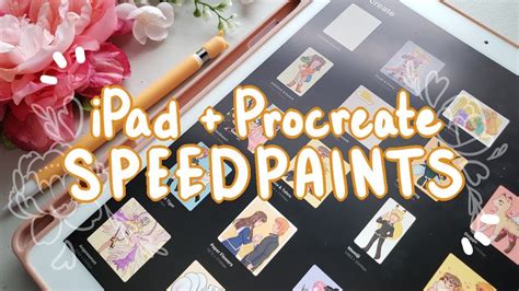 ﾐ Ipad Pro Procreate Speedpaint Compilation Youtube