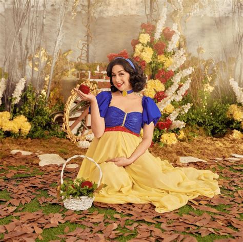 Zeinab Harakes Disney Princesses Themed Maternity Photoshoot