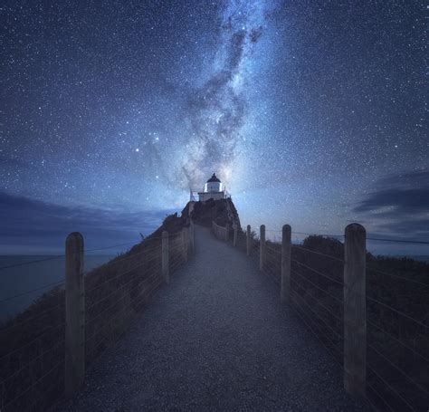 Perfect Timing Milky Way At Nugget Point Tsl Post Processing