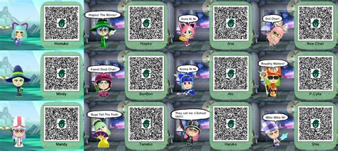 my miitopia teammates and casting call qr codes by megsrule on deviantart