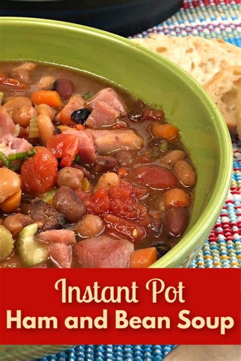 Two Ways To Make Instant Pot Ham And Bean Soup Chefalli
