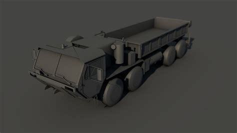 M977 Hemtt Military Heavy Truck Vehicle 3d Model 32 Obj Fbx C4d