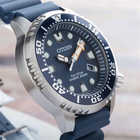 Citizen Promaster Professional Diver Date Mens Blue Watch Eco Drive